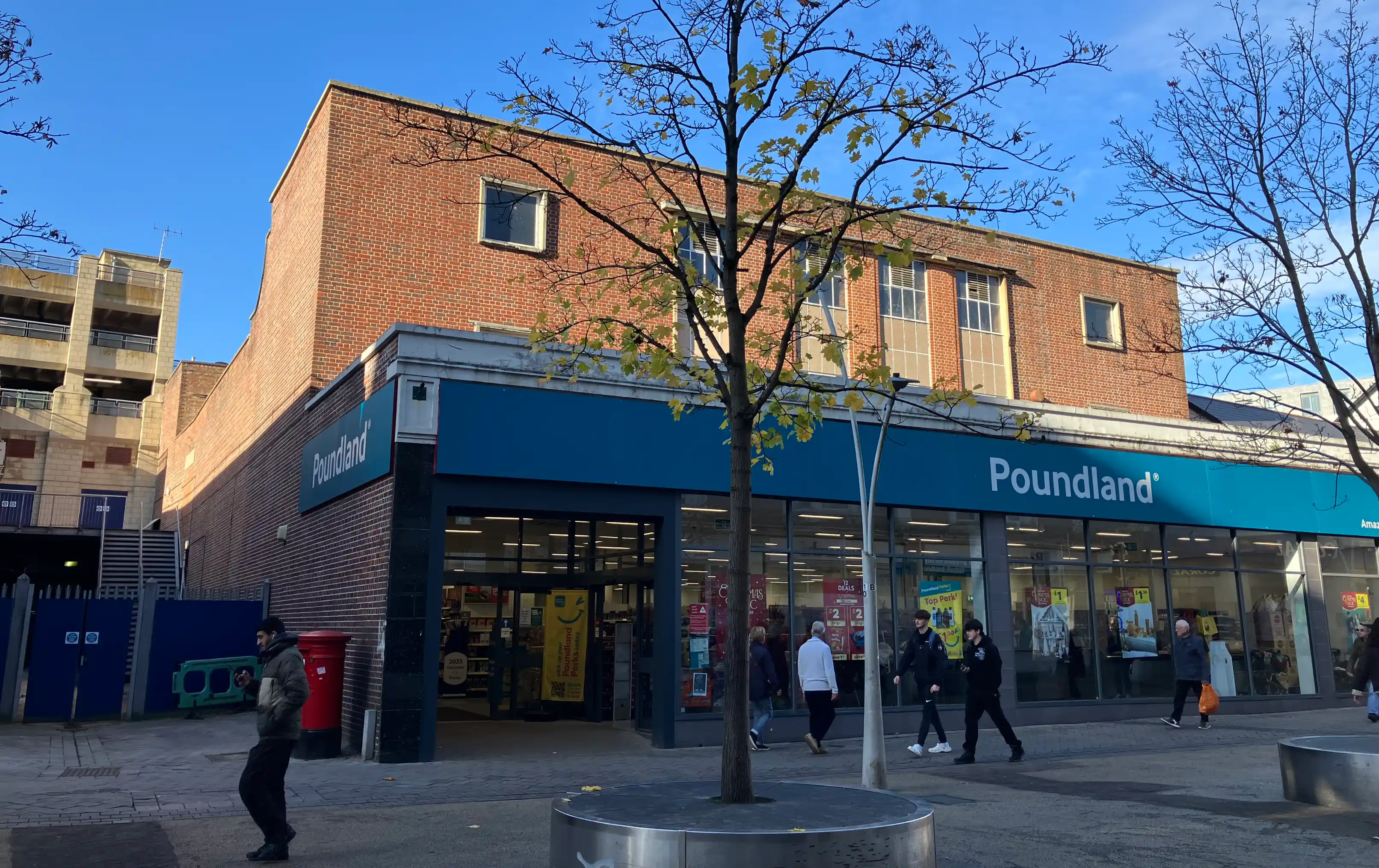 View of Poundland store included in Site B redevelopment proposal